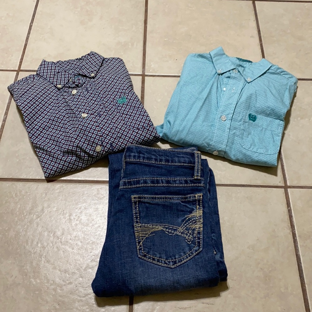 BUNDLE CINCH SHIRTS & WRANGLER JEAN